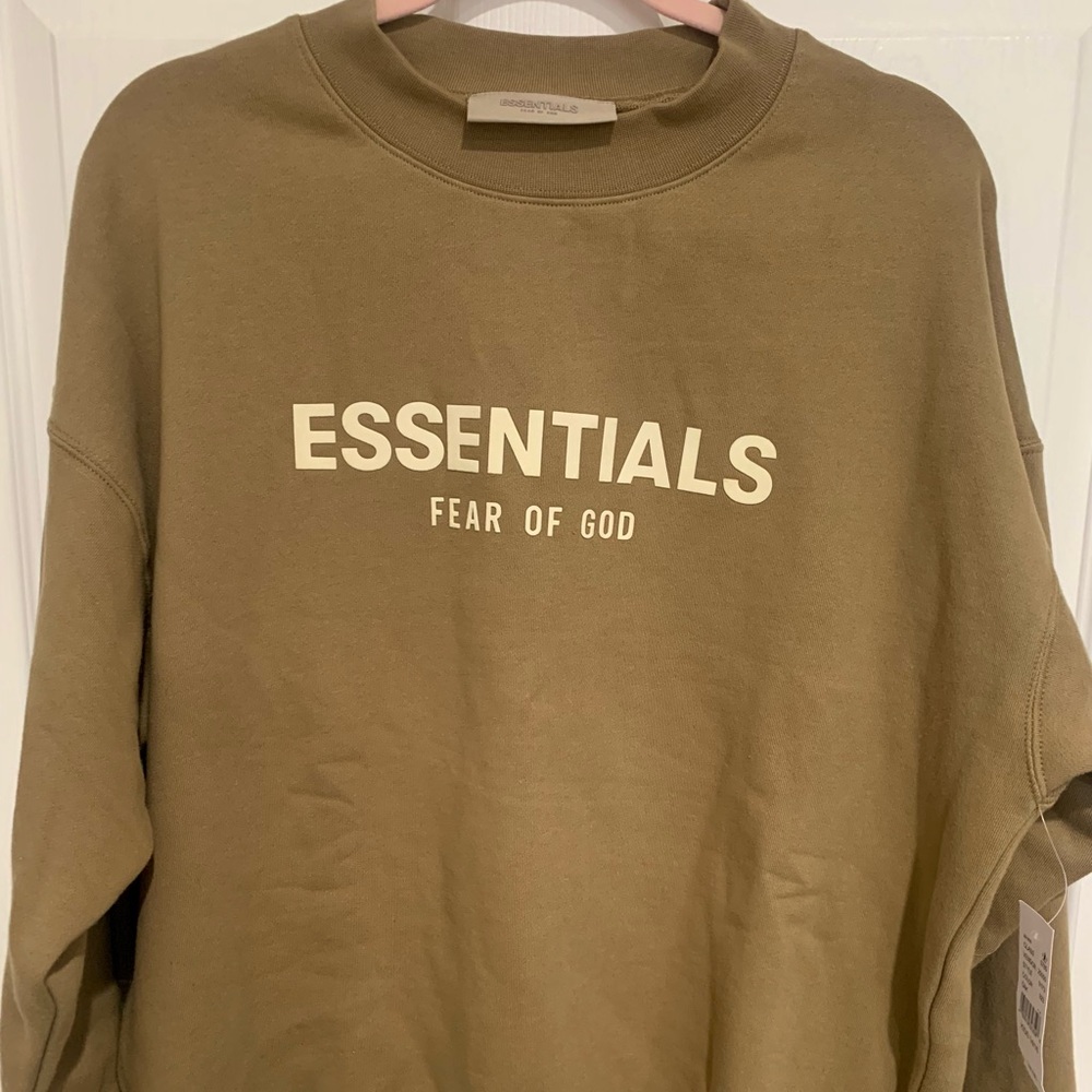 Essentials Fear Of God Kids Crew Neck Sweatshirt